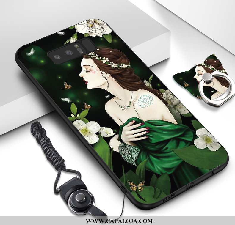 Capas Samsung Galaxy Note 8 Cordao Verde Masculino Pintado, Capa Samsung Galaxy Note 8 Desenho Anima