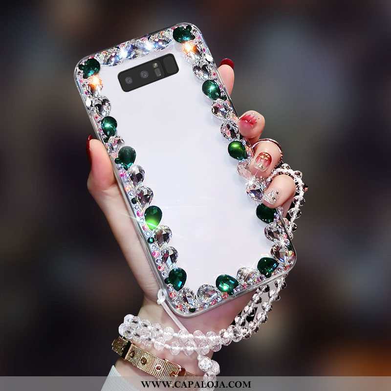 Capas Samsung Galaxy Note 8 Personalizado Antiqueda Strass Nova Rosa, Capa Samsung Galaxy Note 8 Cri