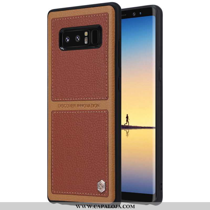 Capas Samsung Galaxy Note 8 Personalizado Cases Completa Marrom Castanho, Capa Samsung Galaxy Note 8