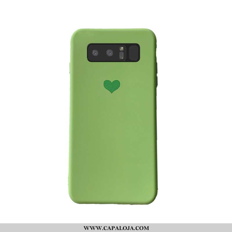 Capas Samsung Galaxy Note 8 Protetoras Cordao Fosco Cases Verde, Capa Samsung Galaxy Note 8 Estilosa