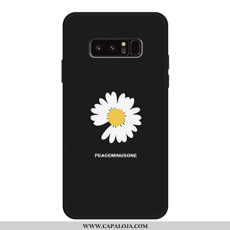 Capas Samsung Galaxy Note 8 Silicone Preto Telemóvel Casal, Capa Samsung Galaxy Note 8 Criativas Onl