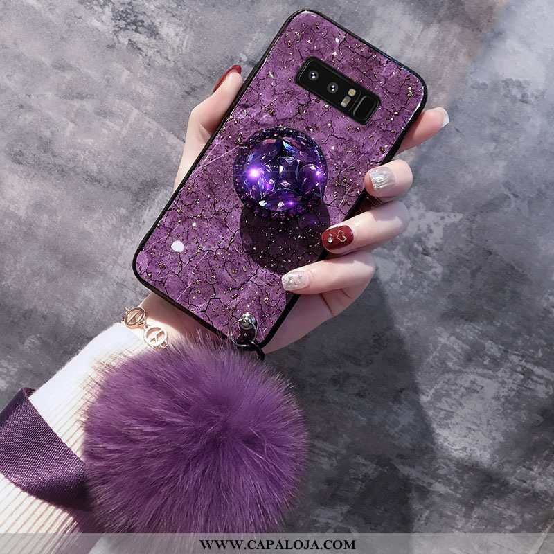 Capas Samsung Galaxy Note 8 Slim Criativas Protetoras Roxa Roxo, Capa Samsung Galaxy Note 8 Tendenci