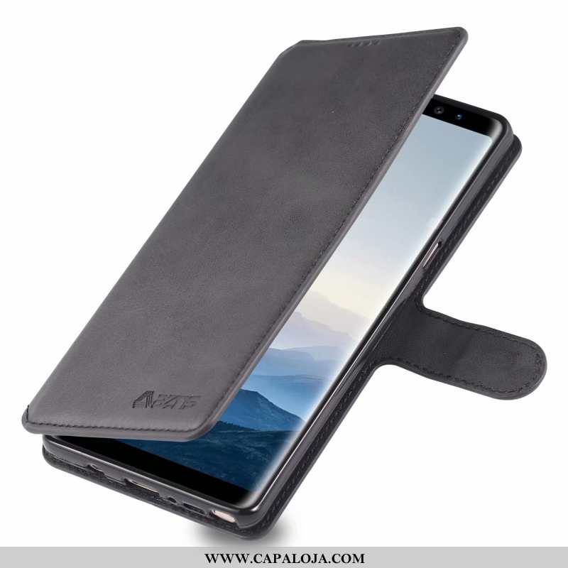 Capas Samsung Galaxy Note 8 Soft Completa Tampa Telemóvel Preto, Capa Samsung Galaxy Note 8 Protetor