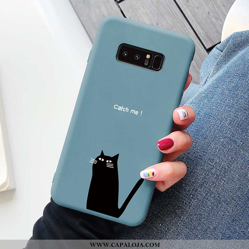 Capas Samsung Galaxy Note 8 Soft Criativas Masculino Casal Azul, Capa Samsung Galaxy Note 8 Super Ba