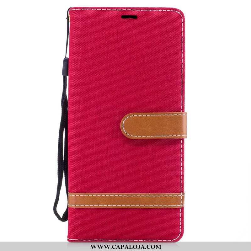 Capas Samsung Galaxy Note 8 Tendencia Denim Masculino Telemóvel Vermelho, Capa Samsung Galaxy Note 8