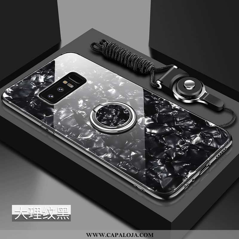 Capas Samsung Galaxy Note 8 Tendencia Vidro Protetoras Antiqueda Preto, Capa Samsung Galaxy Note 8 S