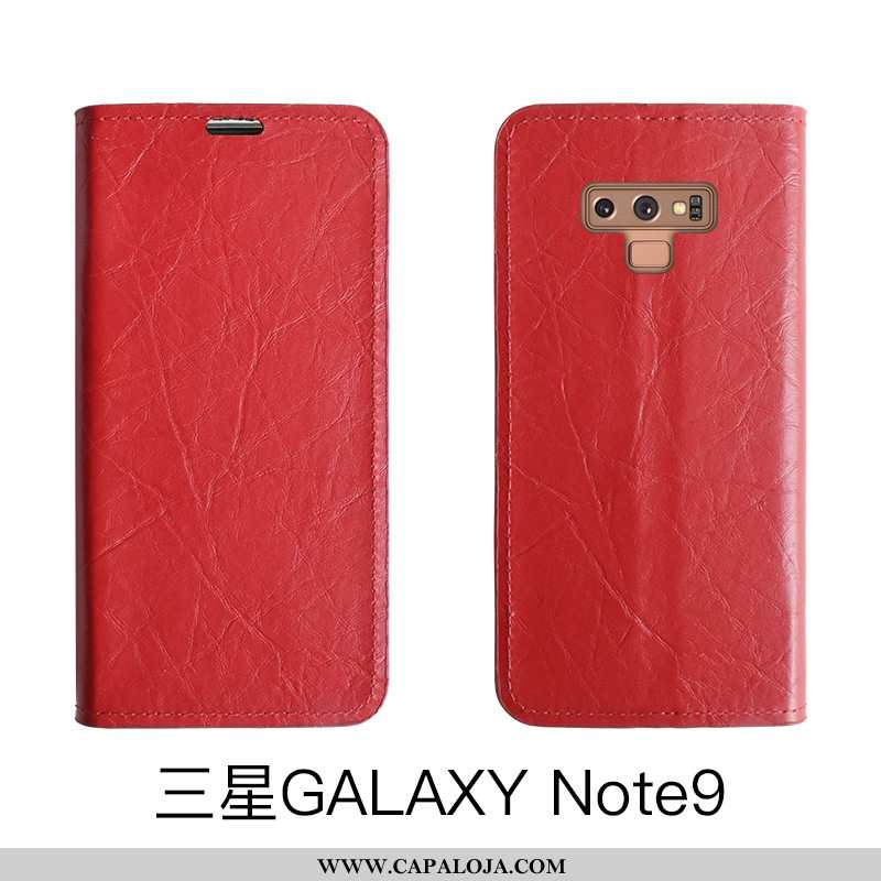 Capas Samsung Galaxy Note 9 Protetoras Cover Antiqueda Vermelho, Capa Samsung Galaxy Note 9 Couro Ve