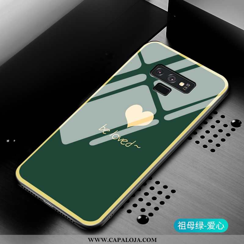 Capas Samsung Galaxy Note 9 Vidro Minimalista Tendencia Verde, Capa Samsung Galaxy Note 9 Estiloso P