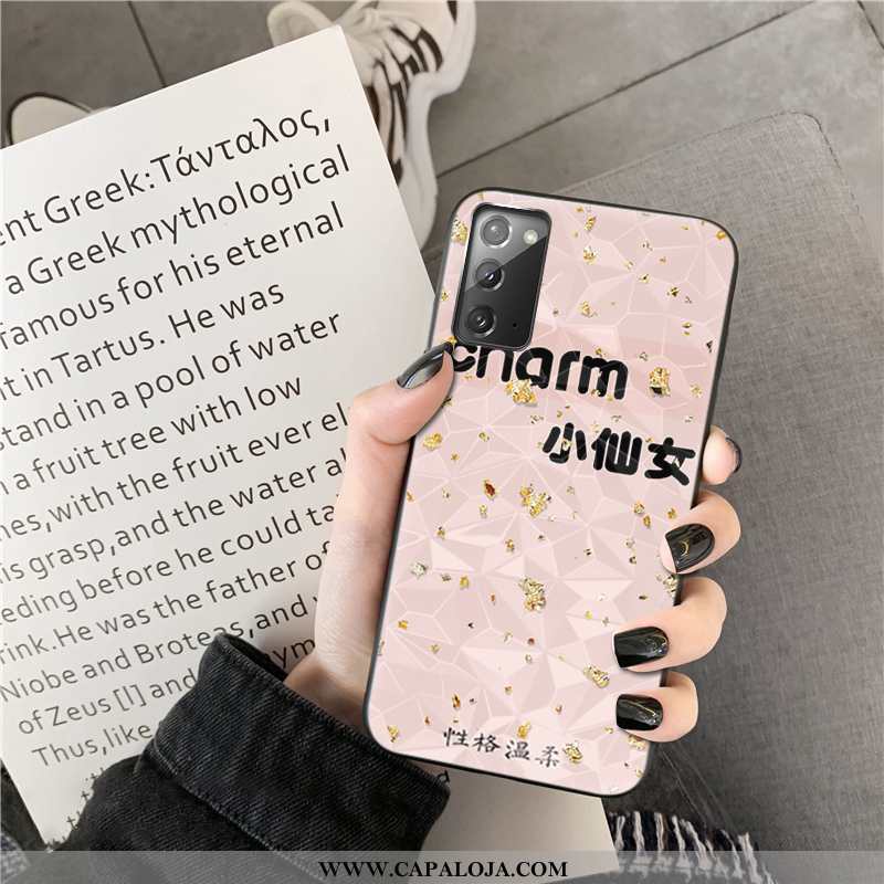 Capas Samsung Galaxy Note20 Tendencia Antiqueda Preto, Capa Samsung Galaxy Note20 Desenho Animado Ba