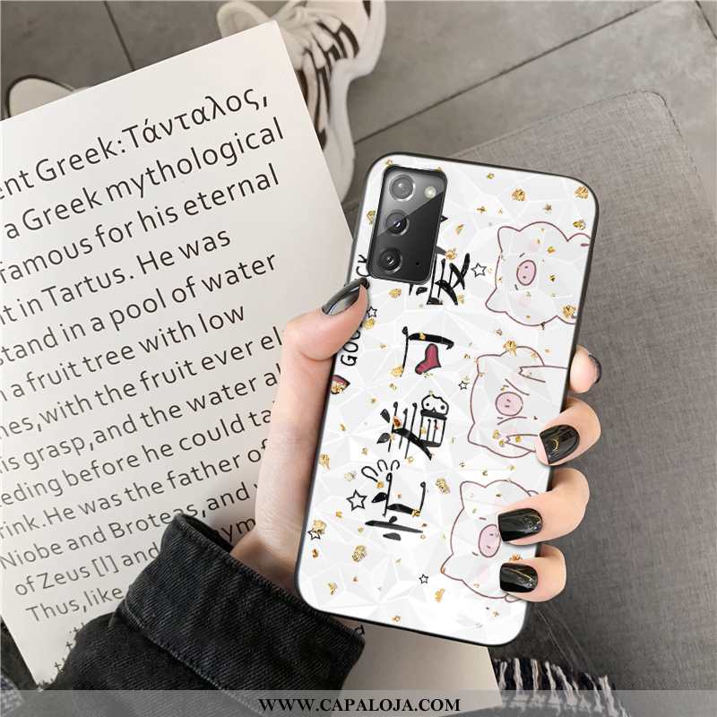 Capas Samsung Galaxy Note20 Tendencia Antiqueda Preto, Capa Samsung Galaxy Note20 Desenho Animado Ba