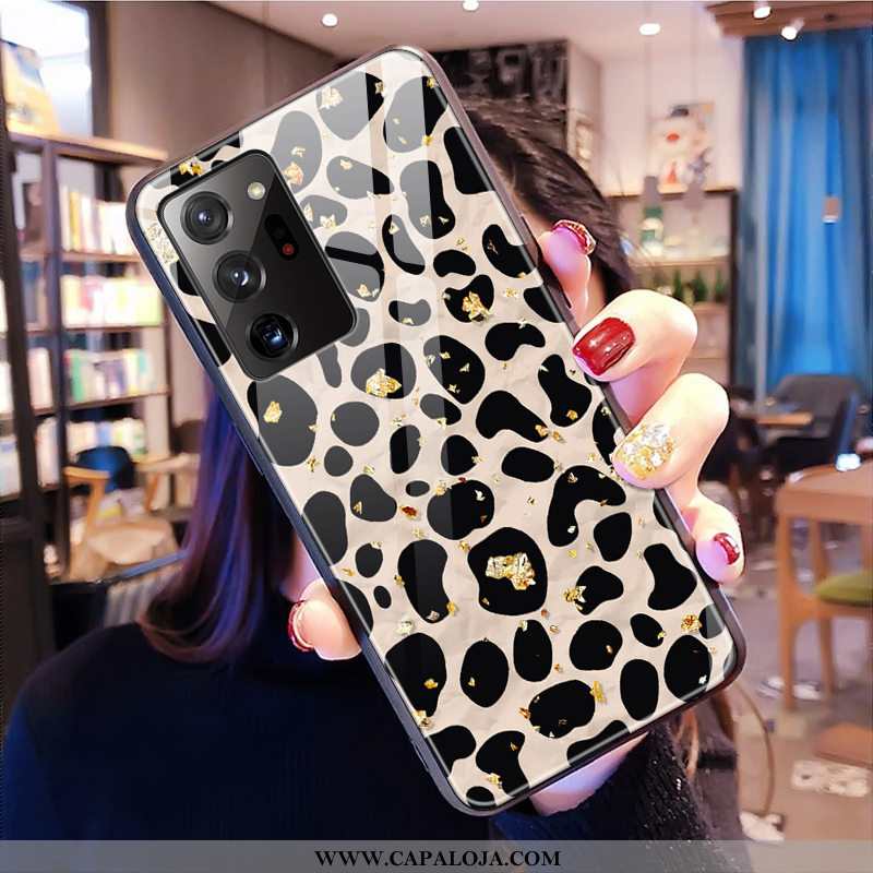 Capas Samsung Galaxy Note20 Ultra Estiloso Ag Leopardo Telemóvel Branco, Capa Samsung Galaxy Note20 