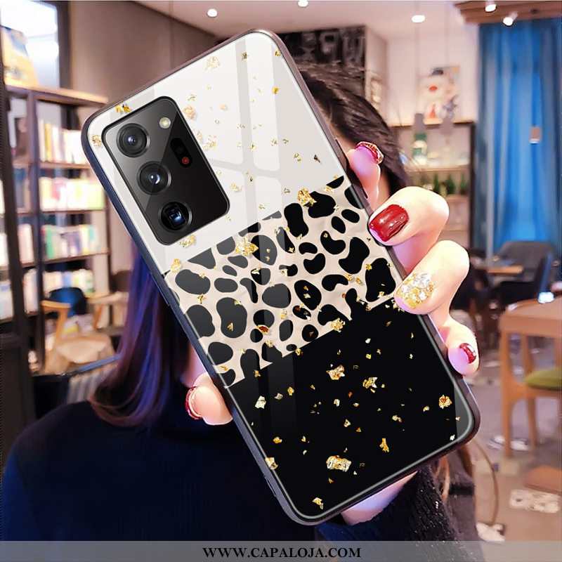 Capas Samsung Galaxy Note20 Ultra Estiloso Ag Leopardo Telemóvel Branco, Capa Samsung Galaxy Note20 