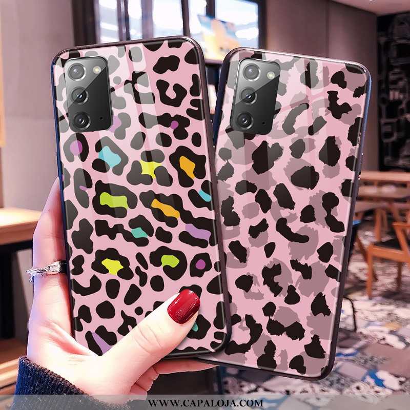 Capas Samsung Galaxy Note20 Vidro Rosa Completa Oncinha, Capa Samsung Galaxy Note20 Personalizado Pr