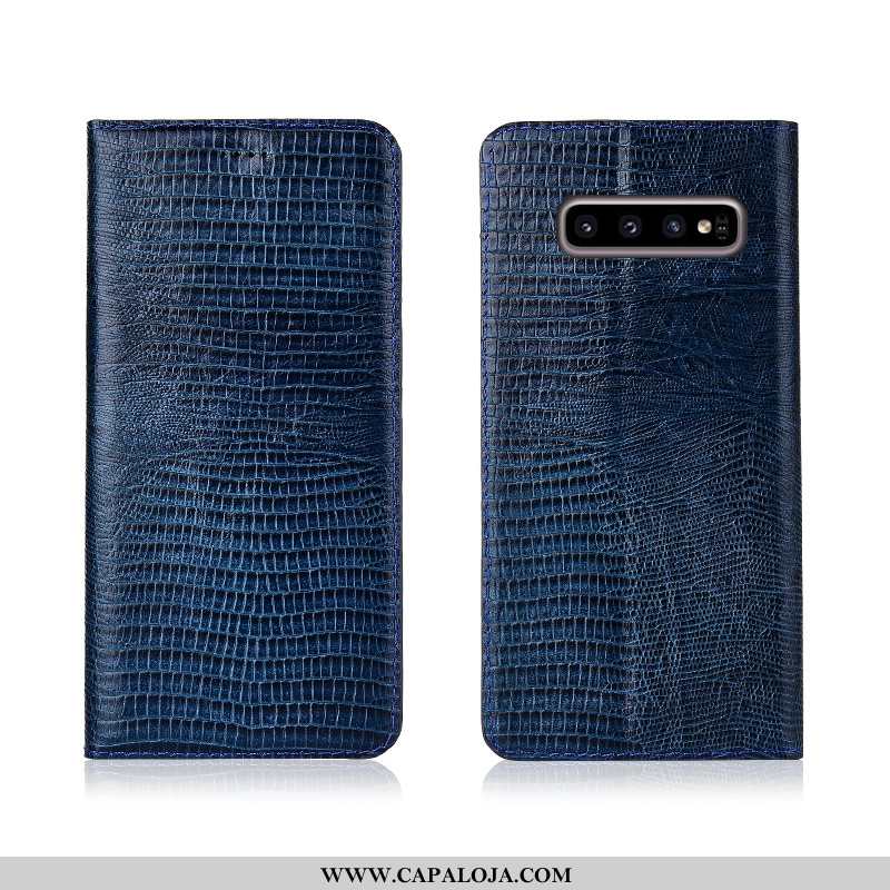 Capas Samsung Galaxy S10 Couro Protetoras Legitimo Telemóvel Cases Castanho, Capa Samsung Galaxy S10