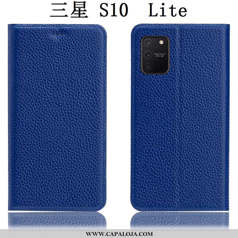 Capas Samsung Galaxy S10 Lite Couro Legitimo Antiqueda Marrom Castanho, Capa Samsung Galaxy S10 Lite