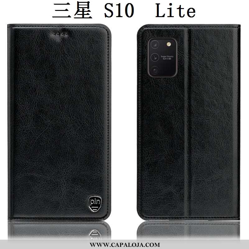 Capas Samsung Galaxy S10 Lite Couro Legitimo Antiqueda Telemóvel Castanho, Capa Samsung Galaxy S10 L