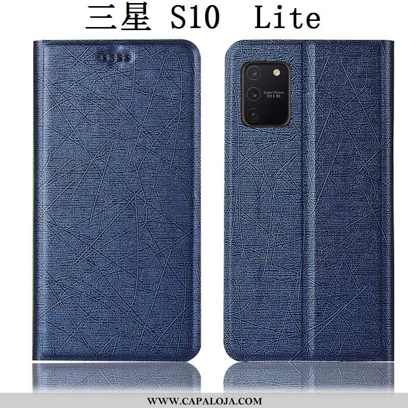 Capas Samsung Galaxy S10 Lite Couro Telemóvel Cases Medi Preto, Capa Samsung Galaxy S10 Lite Proteto