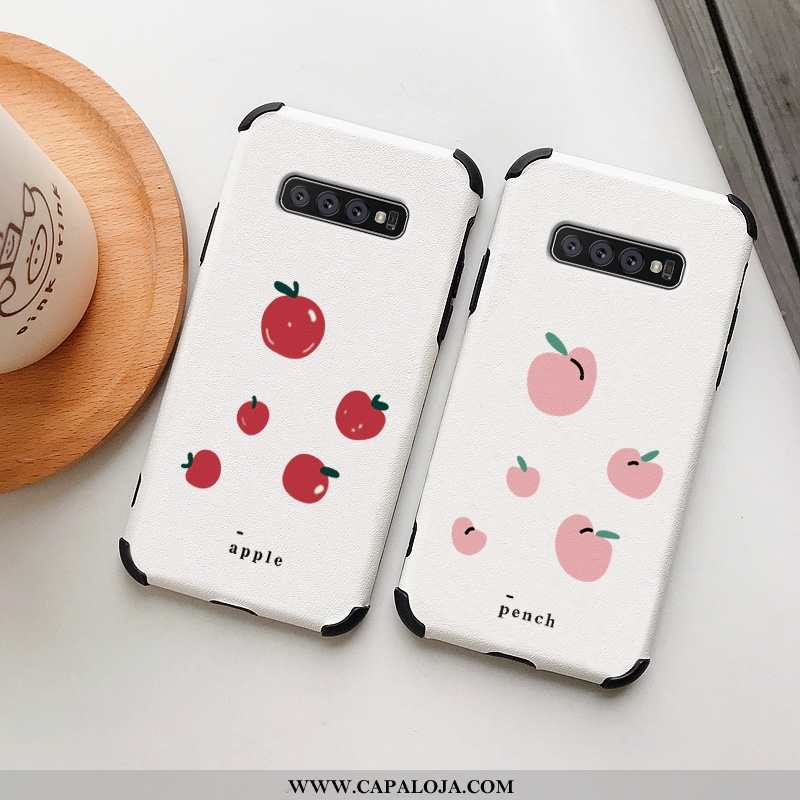 Capas Samsung Galaxy S10+ Protetoras Cases Desenho Animado Branco, Capa Samsung Galaxy S10+ Silicone