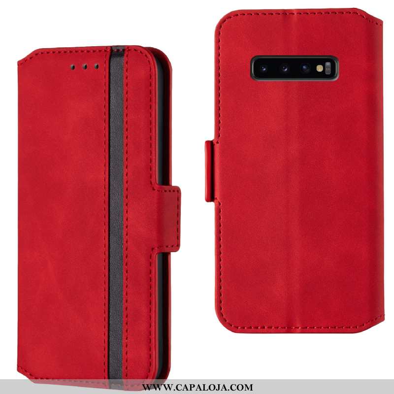 Capas Samsung Galaxy S10+ Protetoras Cover Telemóvel Vermelha Vermelho, Capa Samsung Galaxy S10+ Per