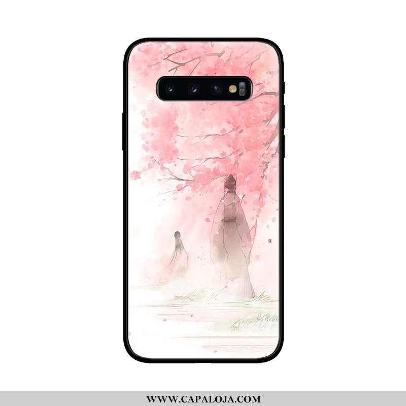 Capas Samsung Galaxy S10 Silicone Azul Escuro Antiqueda Tendencia, Capa Samsung Galaxy S10 Fosco Ven