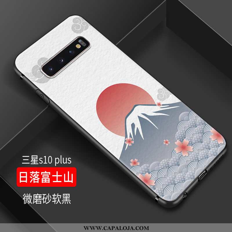 Capas Samsung Galaxy S10+ Silicone Pequena Protetoras Branco, Capa Samsung Galaxy S10+ Personalizada