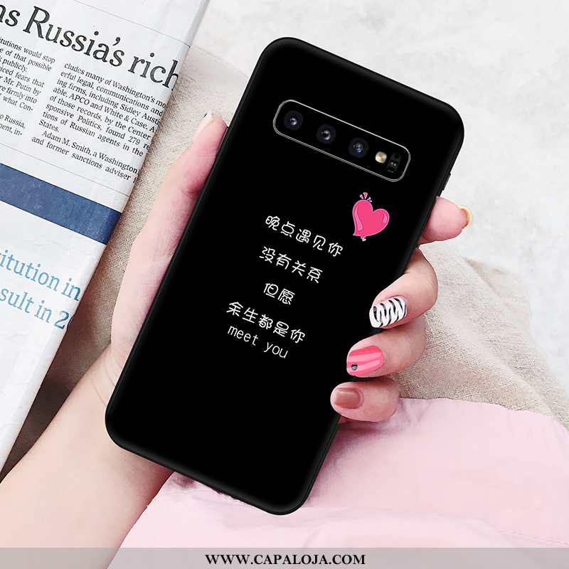 Capas Samsung Galaxy S10 Silicone Soft Rosa Cases, Capa Samsung Galaxy S10 Personalizada Venda