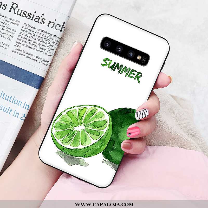 Capas Samsung Galaxy S10 Silicone Soft Rosa Cases, Capa Samsung Galaxy S10 Personalizada Venda