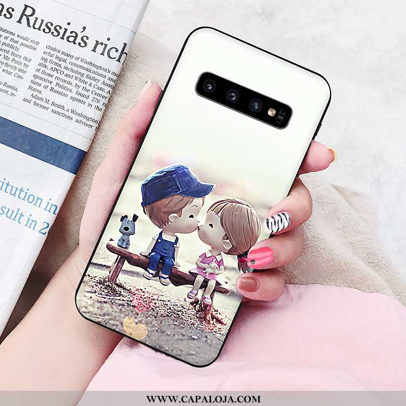 Capas Samsung Galaxy S10 Silicone Soft Rosa Cases, Capa Samsung Galaxy S10 Personalizada Venda