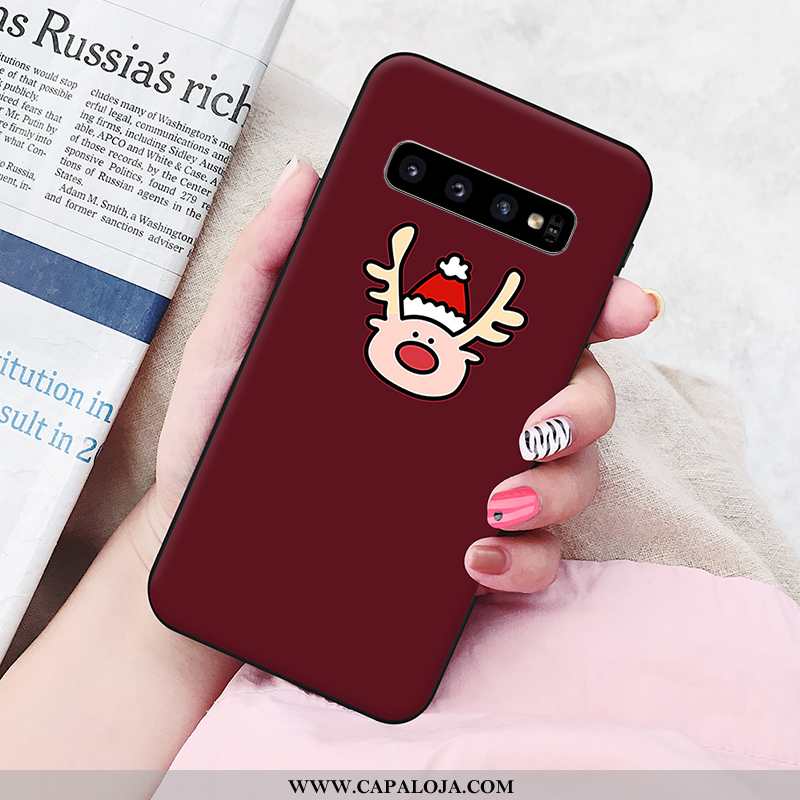 Capas Samsung Galaxy S10 Silicone Soft Rosa Cases, Capa Samsung Galaxy S10 Personalizada Venda