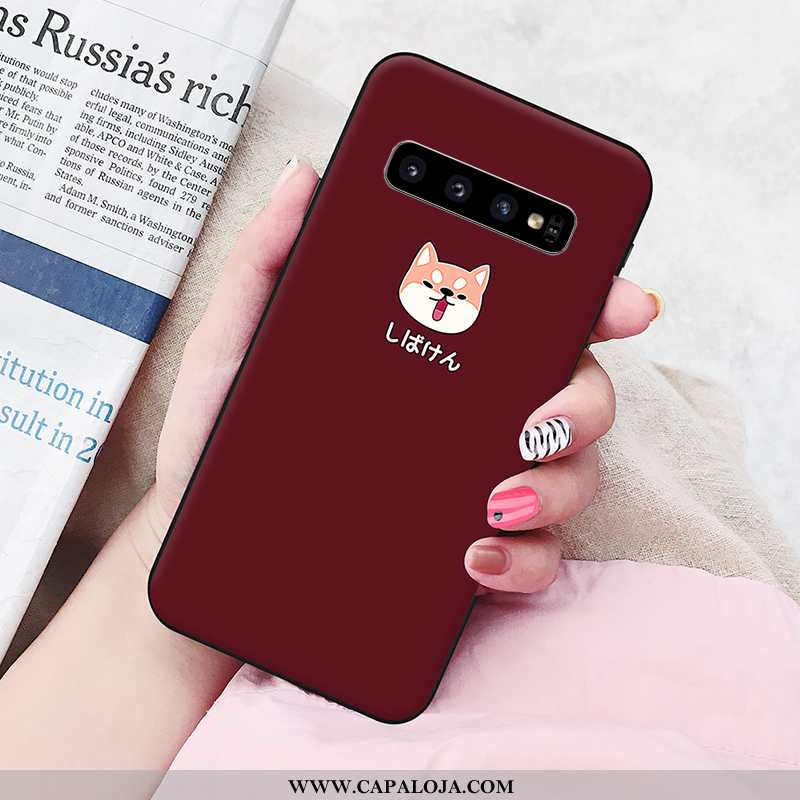 Capas Samsung Galaxy S10 Silicone Soft Rosa Cases, Capa Samsung Galaxy S10 Personalizada Venda