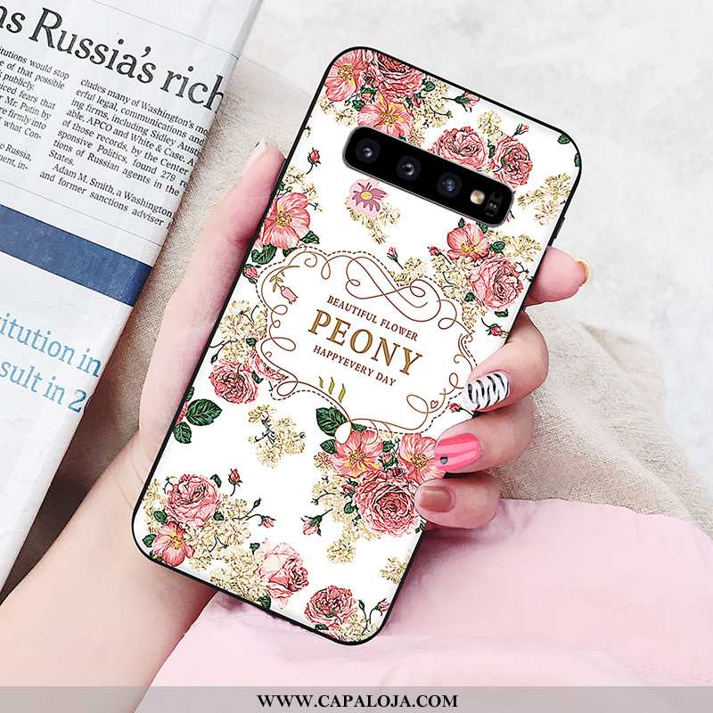 Capas Samsung Galaxy S10 Silicone Soft Rosa Cases, Capa Samsung Galaxy S10 Personalizada Venda