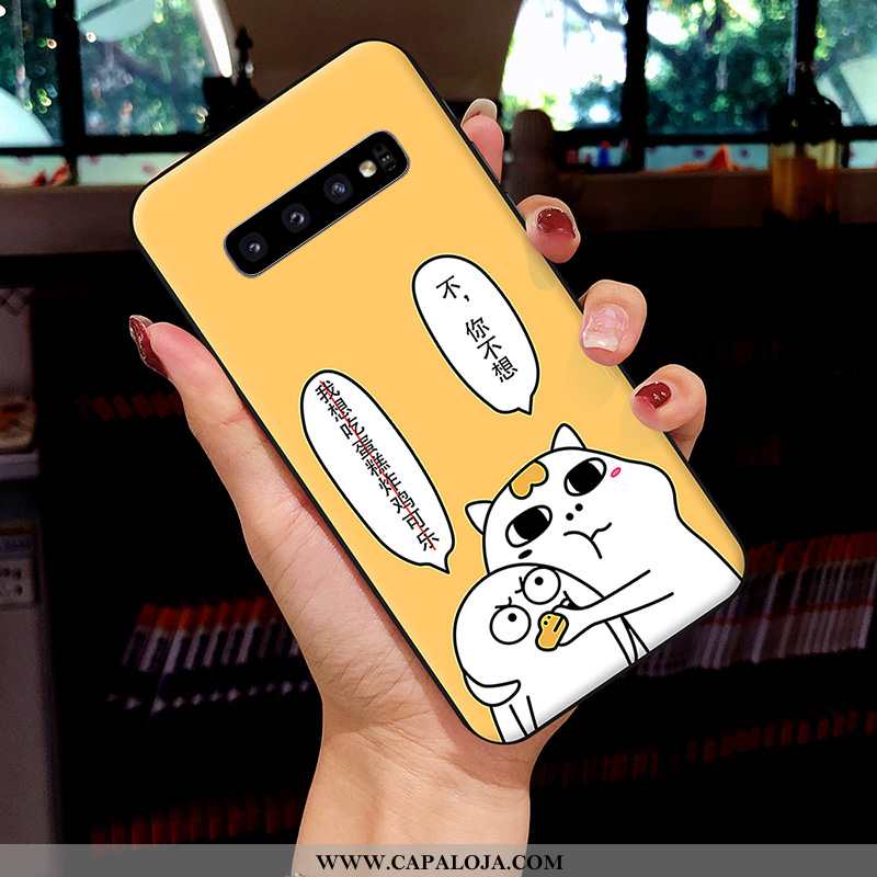 Capas Samsung Galaxy S10 Soft Desenho Animado Telemóvel Feminino Branco, Capa Samsung Galaxy S10 Pro