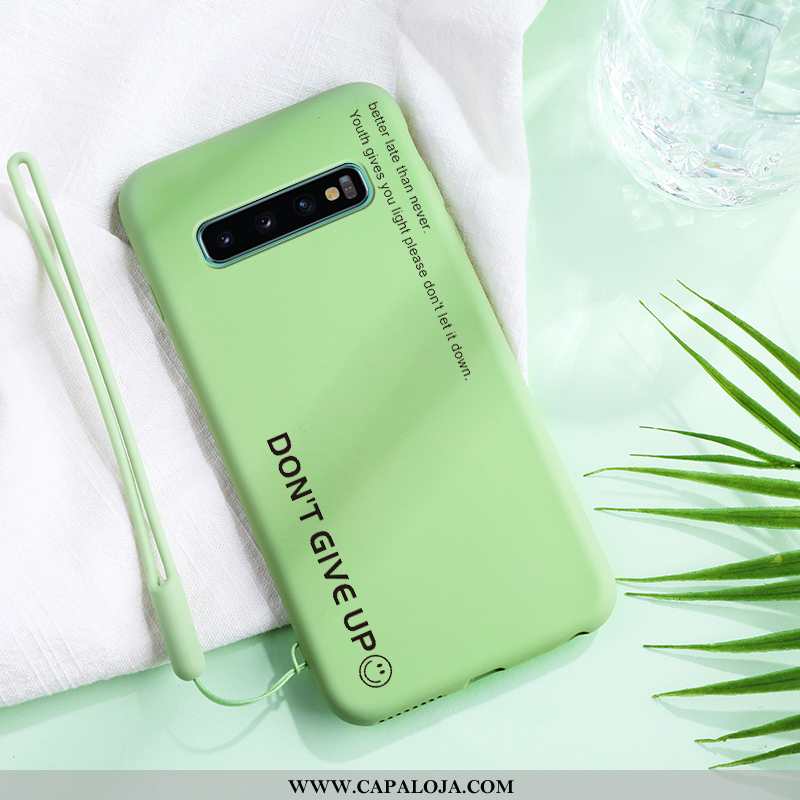 Capas Samsung Galaxy S10 Soft Personalizada Cordao Slim Azul, Capa Samsung Galaxy S10 Super Baratas