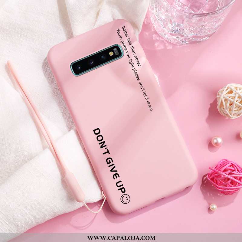 Capas Samsung Galaxy S10 Soft Personalizada Cordao Slim Azul, Capa Samsung Galaxy S10 Super Baratas