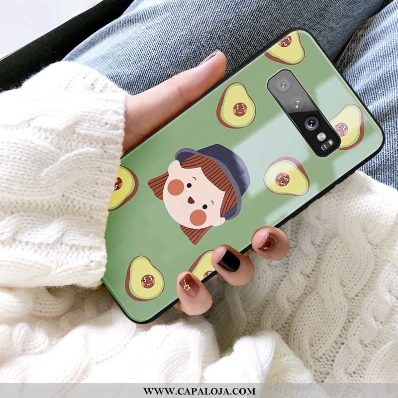 Capas Samsung Galaxy S10 Soft Personalizado Verde Vaca, Capa Samsung Galaxy S10 Protetoras Barato