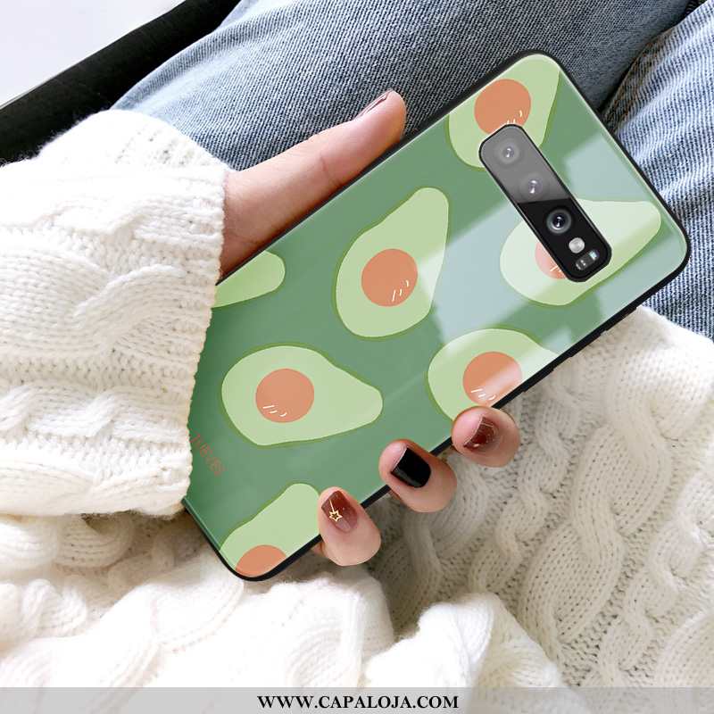 Capas Samsung Galaxy S10 Soft Personalizado Verde Vaca, Capa Samsung Galaxy S10 Protetoras Barato