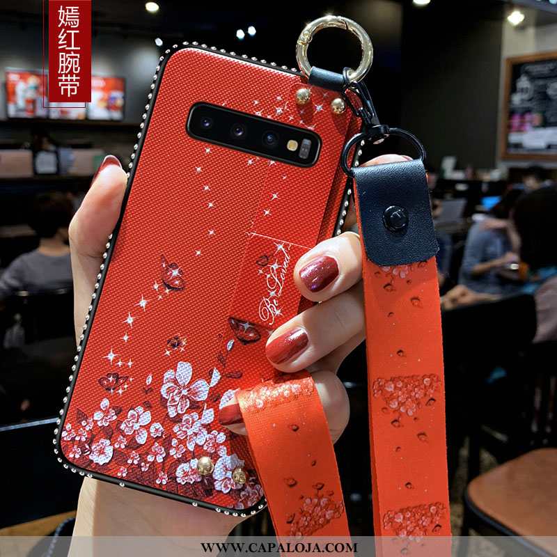 Capas Samsung Galaxy S10+ Tendencia Frente Cases Rosa, Capa Samsung Galaxy S10+ Soft Baratas