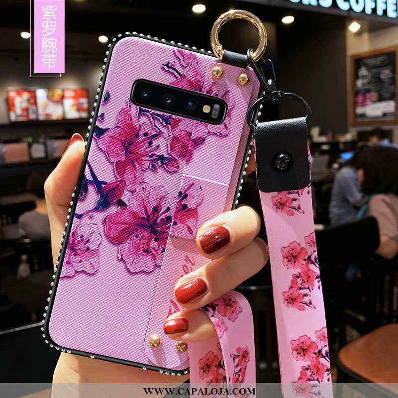 Capas Samsung Galaxy S10+ Tendencia Frente Cases Rosa, Capa Samsung Galaxy S10+ Soft Baratas