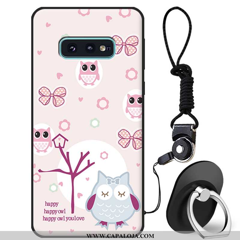 Capas Samsung Galaxy S10e Desenho Animado Silicone Telemóvel Masculino Branco, Capa Samsung Galaxy S