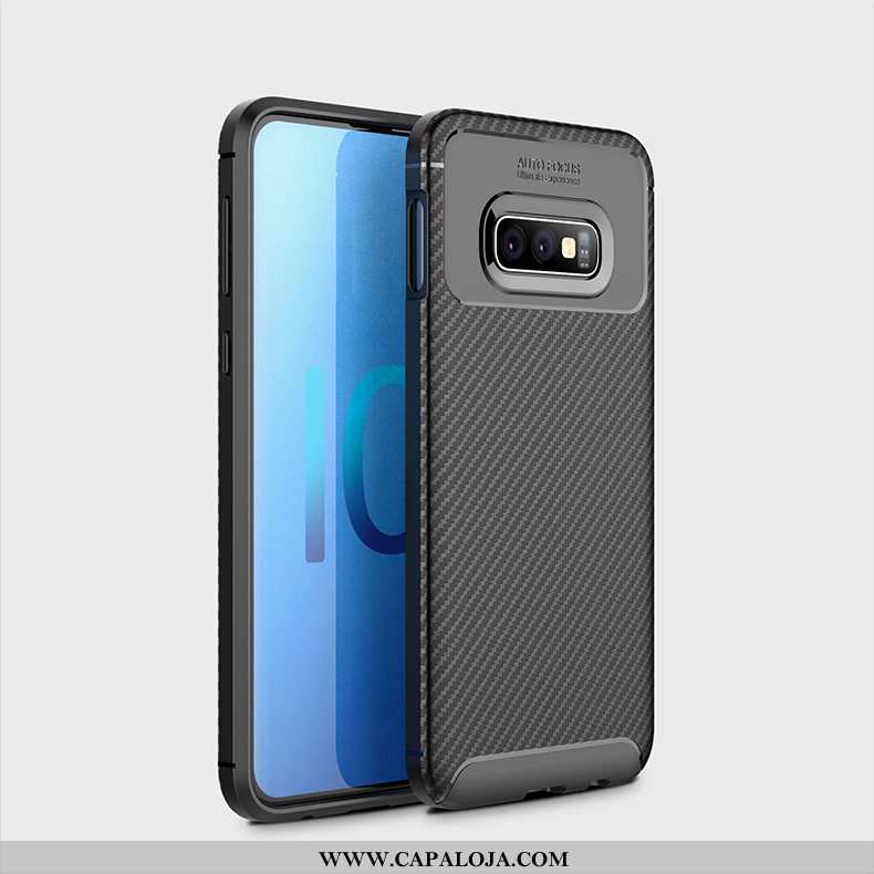 Capas Samsung Galaxy S10e Slim Antiqueda Telemóvel Preto, Capa Samsung Galaxy S10e Soft Promoção