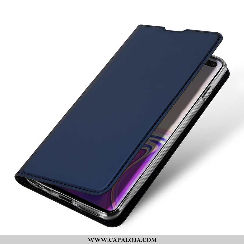 Capas Samsung Galaxy S10e Soft Couro Completa Bolsa Azul Escuro, Capa Samsung Galaxy S10e Protetoras