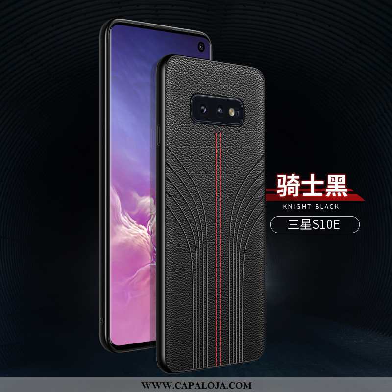 Capas Samsung Galaxy S10e Soft Criativas Vermelha Couro Vermelho, Capa Samsung Galaxy S10e Super Ven