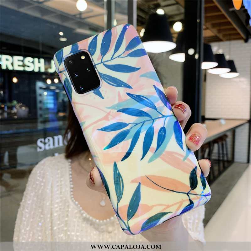 Capas Samsung Galaxy S20+ Luxo Completa Soft Simples Azul, Capa Samsung Galaxy S20+ Personalizado On