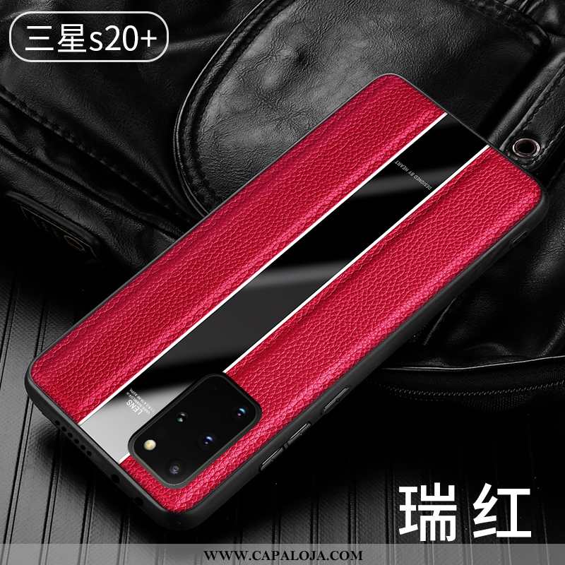 Capas Samsung Galaxy S20+ Protetoras Tendencia Tampa Antiqueda Vermelho, Capa Samsung Galaxy S20+ Co