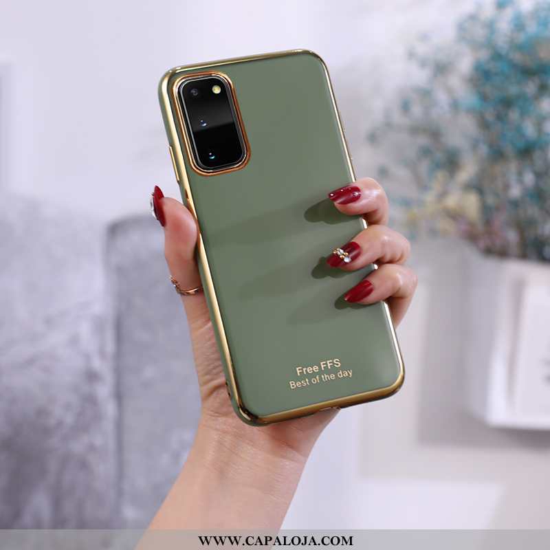 Capas Samsung Galaxy S20 Soft Antiqueda Lisas Verde, Capa Samsung Galaxy S20 Barato