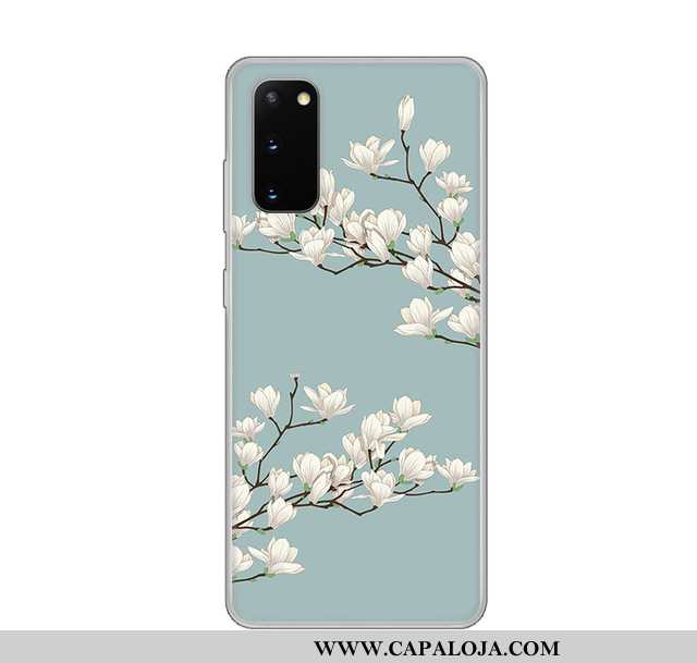 Capas Samsung Galaxy S20 Transparente Silicone Branco, Capa Samsung Galaxy S20 Desenho Animado Onlin