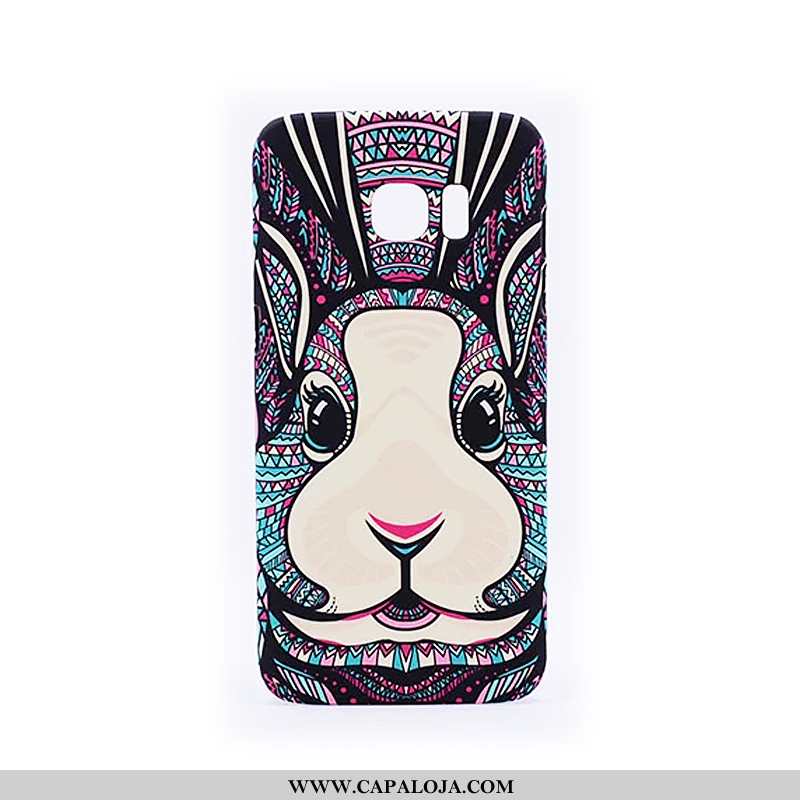 Capas Samsung Galaxy S6 Edge Fosco Protetoras Feminino Resistente Preto, Capa Samsung Galaxy S6 Edge