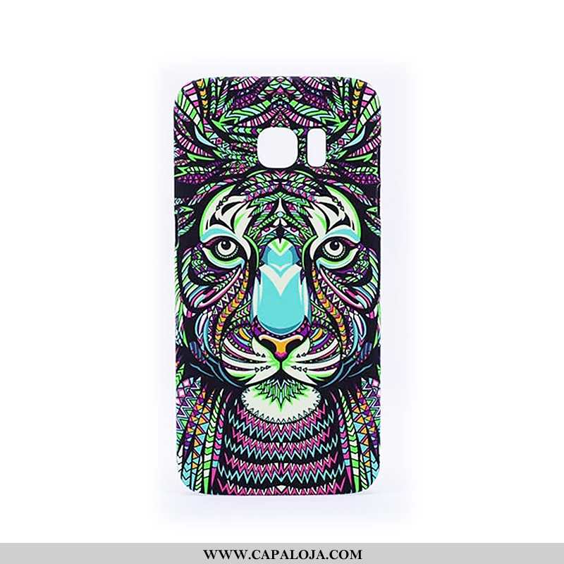 Capas Samsung Galaxy S6 Edge Fosco Protetoras Feminino Resistente Preto, Capa Samsung Galaxy S6 Edge