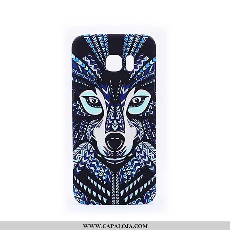 Capas Samsung Galaxy S6 Edge Fosco Protetoras Feminino Resistente Preto, Capa Samsung Galaxy S6 Edge