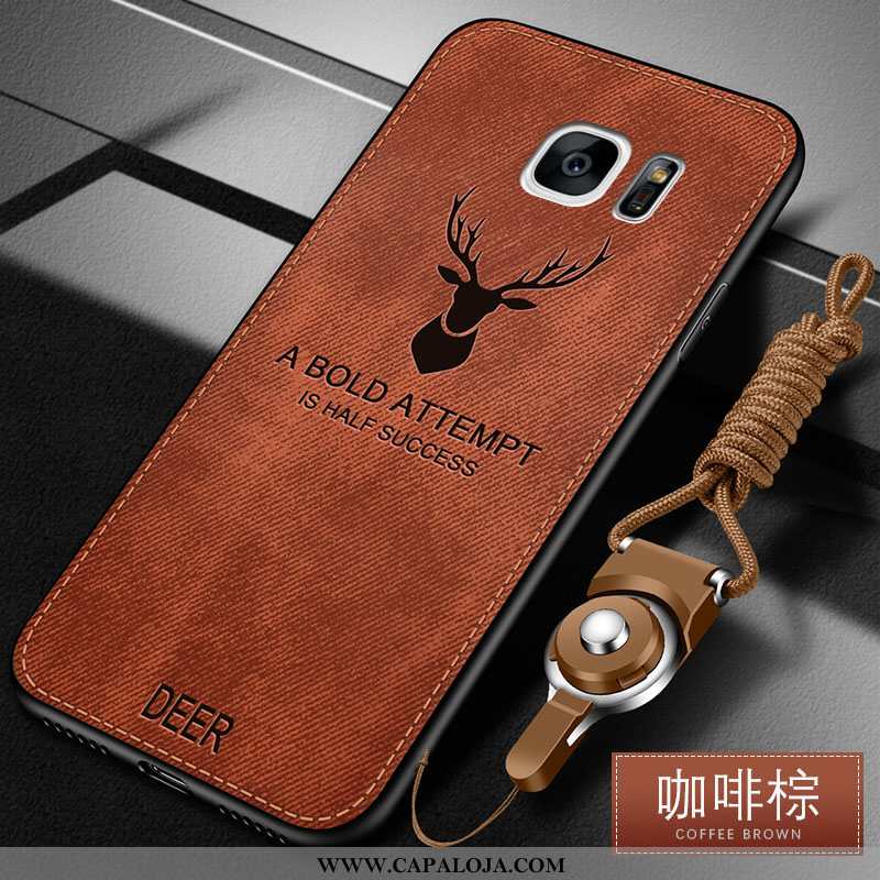 Capas Samsung Galaxy S6 Edge Soft Antiqueda Cases Cinza, Capa Samsung Galaxy S6 Edge Protetoras Vend